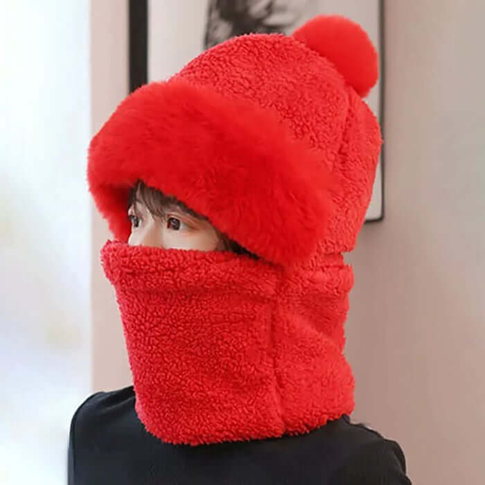 💟A Warm Gift 50% OFF - Women's Cycling Windproof Scarf Hat