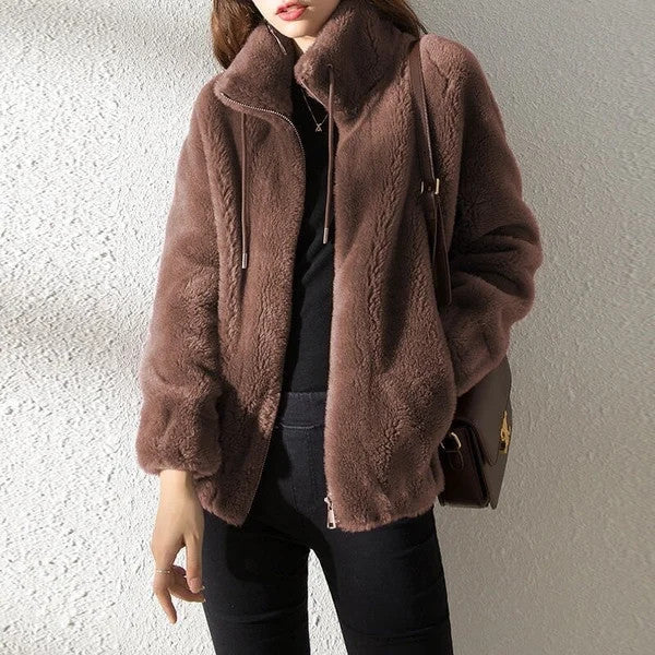 ❄Winter Sale 49%OFF❄Padded Coat Stand-collar Double-faced Fleece Jacket